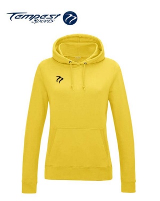 Tempest Lightweight Ladies Sun Yellow Hooded Sweatshirt